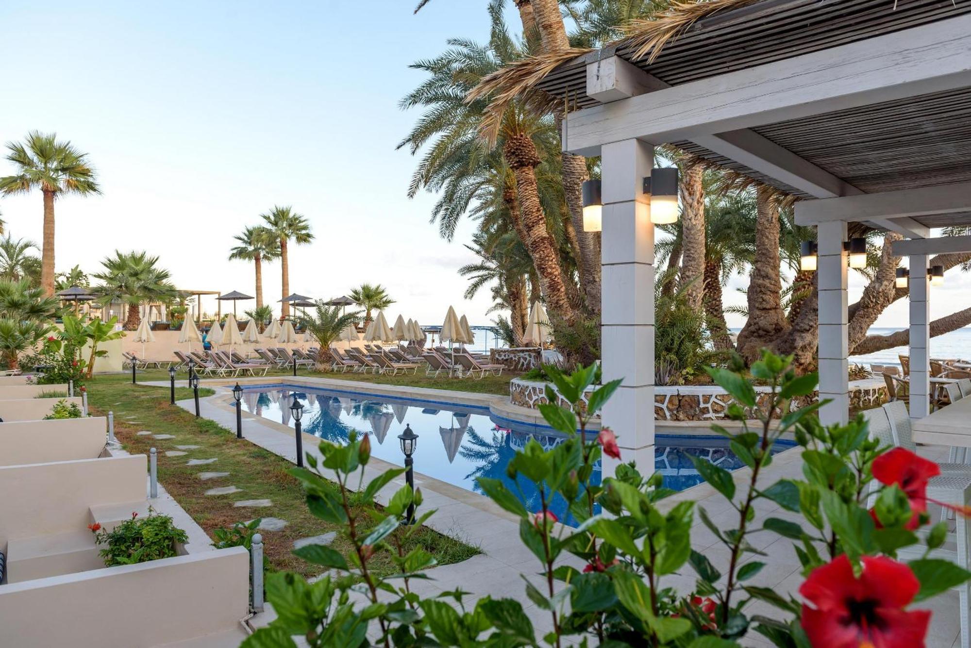 Zeus Hotels Palm Beach Stalida Buitenkant foto