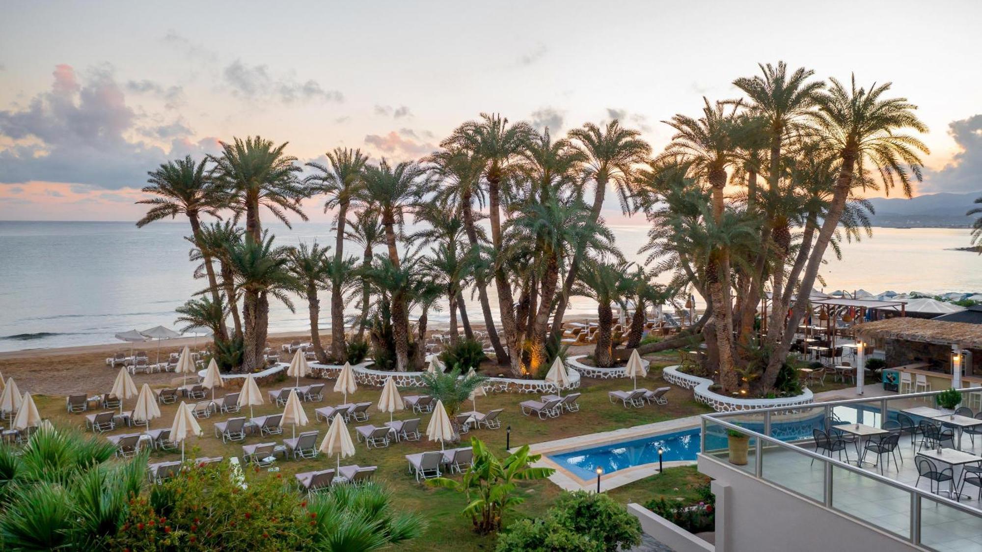 Zeus Hotels Palm Beach Stalida Buitenkant foto